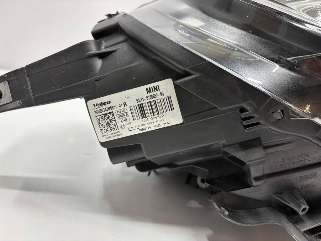 Frontscheinwerfer Mini F56 F55 873866203PM A887386520390169274Z Rechts Headlight SCH1383144491sj