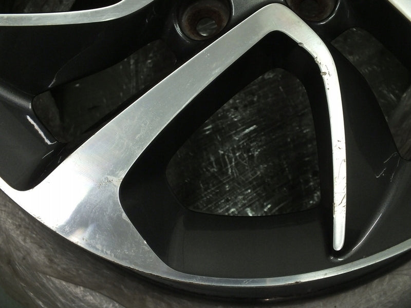 1x Alufelge 16 Zoll 6.5" 4x100 40ET Glanz Grau OP078 Opel Rim Wheel