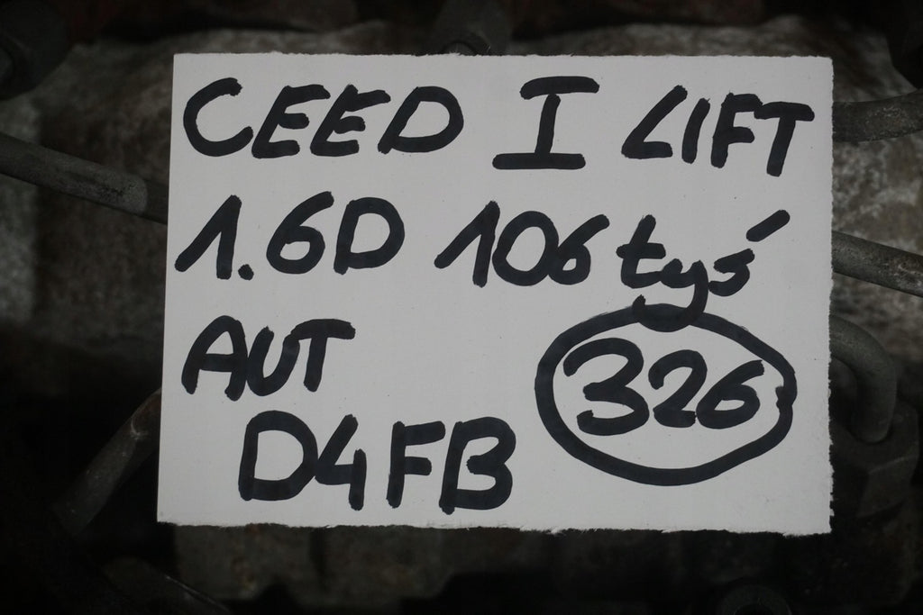 Motor Hyundai Kia I30 Ceed D4FB 1.6 CRDI 106TKm 2011 Diesel Engine Unkomplett