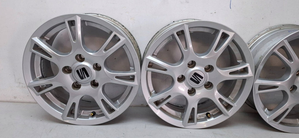 4x Alufelge 15 Zoll 6.0" 5x112 SE016015 Seat Ibiza IV I Rim Wheel FEL3345837242qb