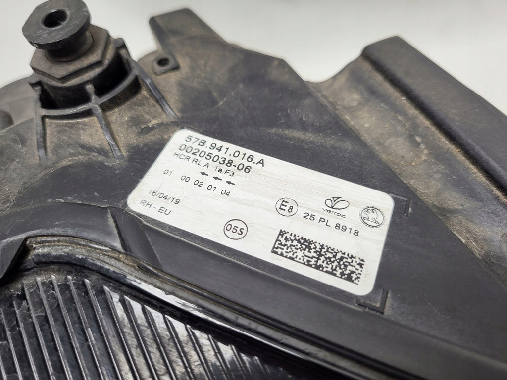 Frontscheinwerfer Skoda Karoq 57B941016A Ein Stück (Rechts oder Links) Headlight SCH6830641320hz