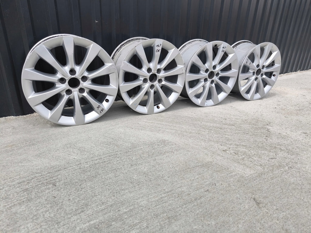 4x Alufelge 17 Zoll 8.0" 5x112 39ET Glanz Silber 4G0601025AG Audi A5 A4