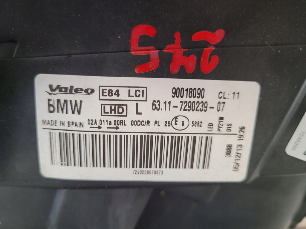 Frontscheinwerfer BMW X1 E84 729023907 Xenon Links Scheinwerfer Headlight SCH4554968350sw