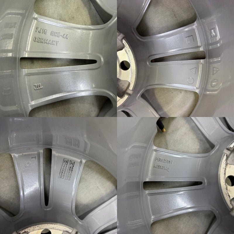1x Alufelge 16 Zoll 7.0" 5x108 44ET Glanz Silber 9677989577 Peugeot Ii Rim Wheel FEL7635224075qy