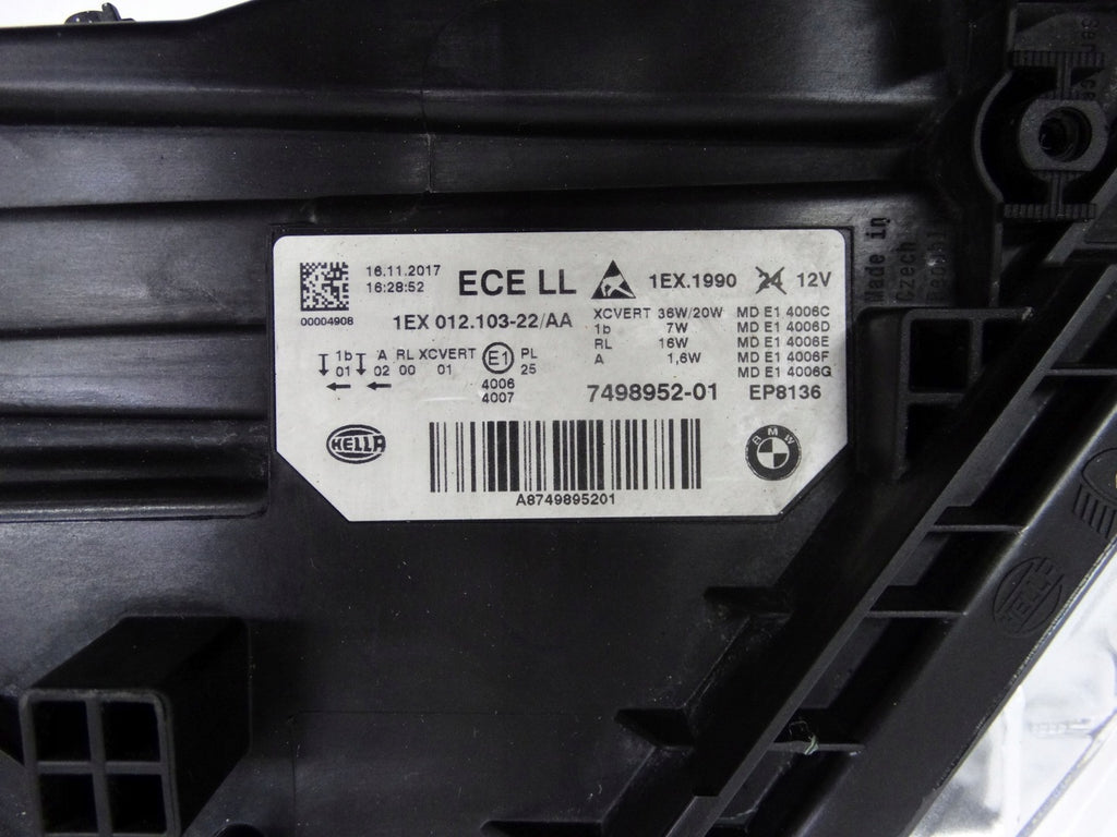 Frontscheinwerfer BMW 3 F30 F31 7498952 LED Rechts Scheinwerfer Headlight SCH2386636643kc