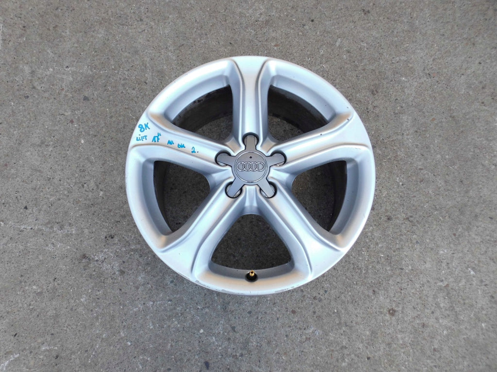 1x Alufelge 17 Zoll 7.5" 5x112 45ET Glanz Silber 8K0601025BK Audi A4 B8