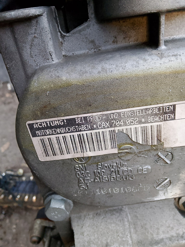 Motor Seat Skoda VW CAX 1.4 TSI Benzin Engine Unkomplett