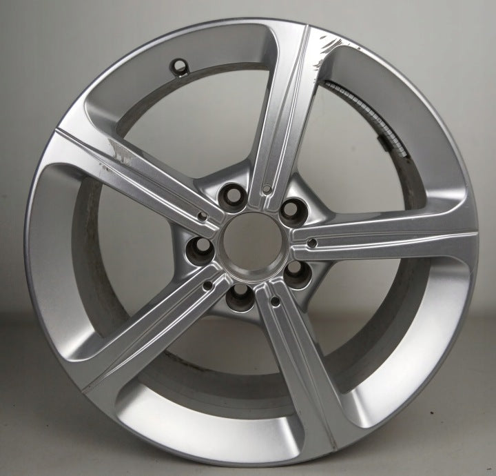 1x Alufelge 17 Zoll 6.5" 5x112 44ET Glanz Silber A1774011200 Mercedes-Benz FEL5940713825ay