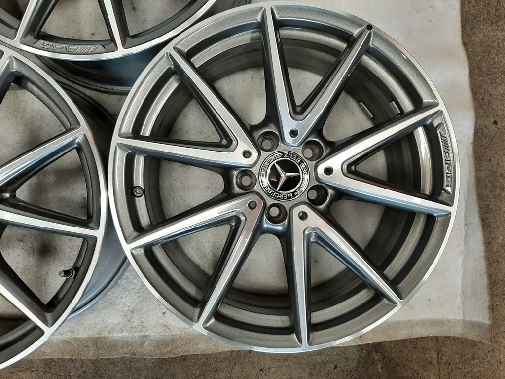 4x Alufelge 18 Zoll 8.0" 5x112 48ET A1764010800 Mercedes-Benz Cla Amg Rim Wheel FEL8489115012sa