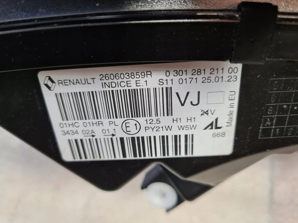 Frontscheinwerfer Renault Captur 260603859R Links Scheinwerfer Headlight SCH2850060819rl