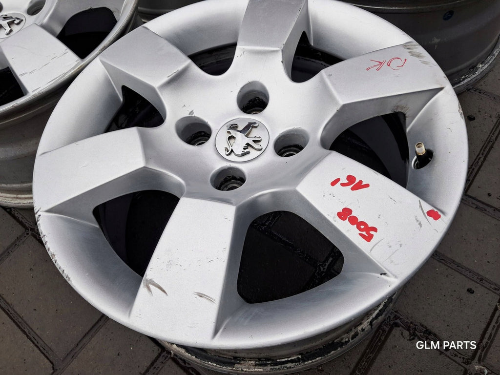 4x Alufelge 16 Zoll 7.0" 4x108 29ET Glanz Silber 9685783880 Peugeot 5008 FEL2864005192vd