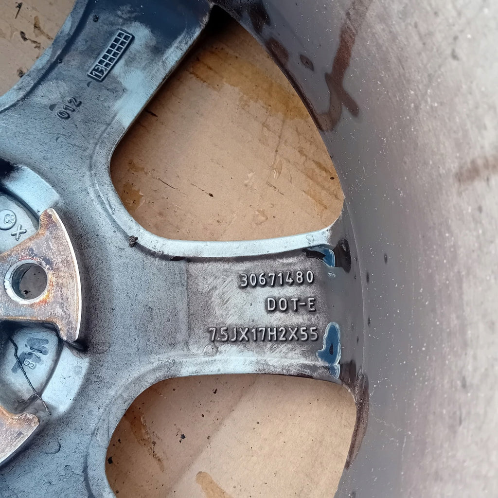 1x Alufelge 17 Zoll 7.5" 5x108 55ET 30671480 Volvo Xc70 Xc60 Rim Wheel FEL3609932238lj