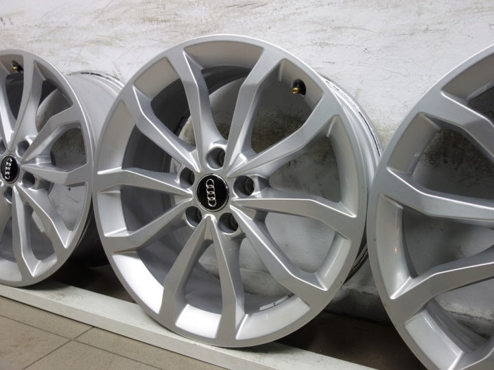 4x Alufelge 18 Zoll 7.5" 5x112 39ET Glanz Silber 8W0601025 Audi A3 Rim Wheel FEL8676777393hr