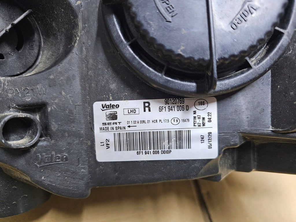 Frontscheinwerfer Seat I Ibiza 6F1941006D Rechts Scheinwerfer Headlight SCH6296037310po