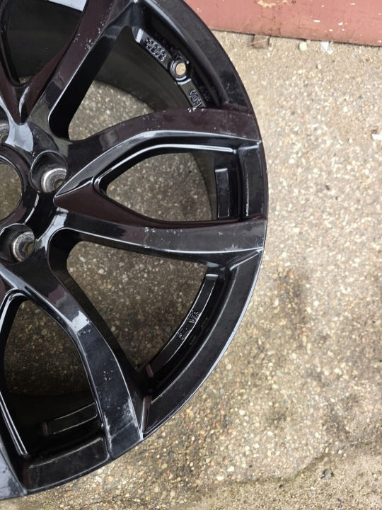 1x Alufelge 18 Zoll 7.5" 5x114.3 49 5ET Glanz Schwarz KBA50505 Hyundai I FEL9437010087tu