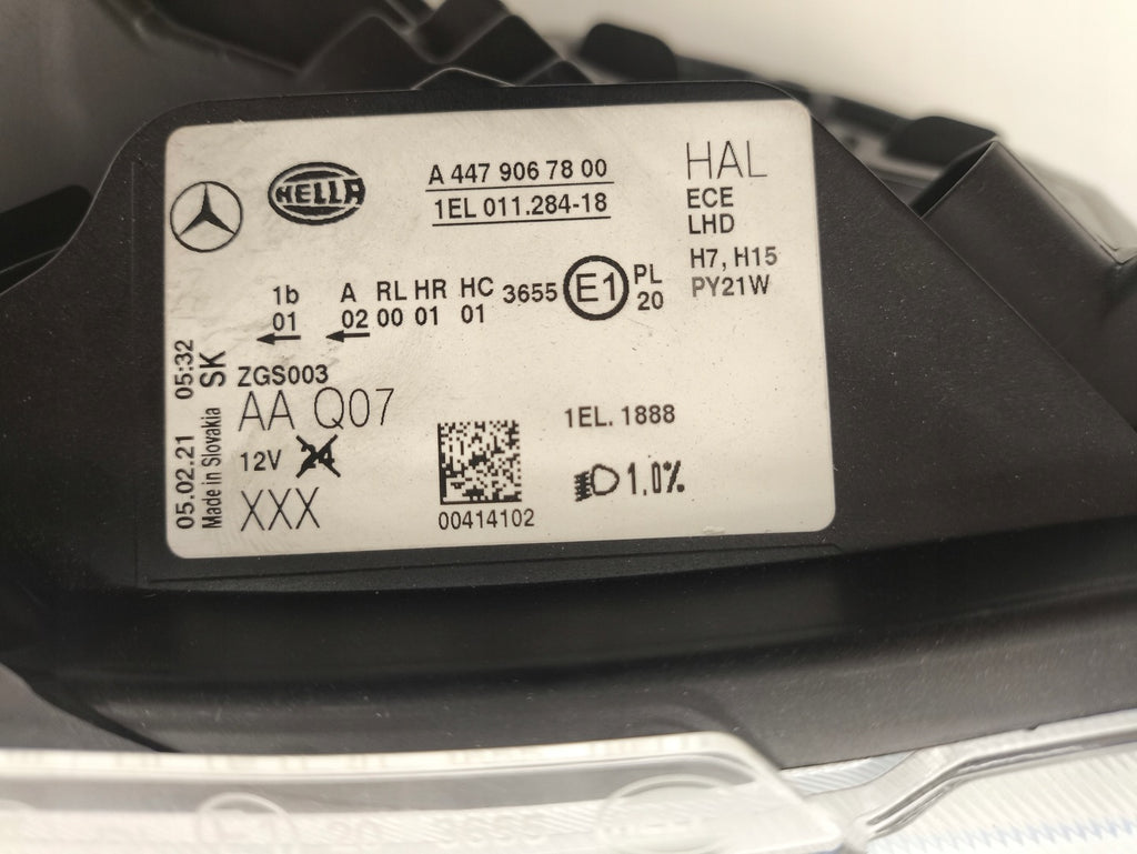 Frontscheinwerfer Mercedes-Benz Vito W447 A4479067800 Rechts Headlight SCH4517544237ze