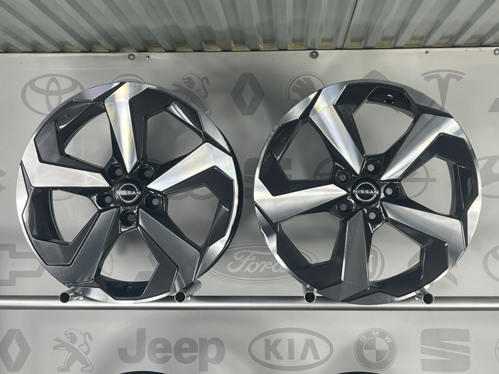 4x Alufelge 18 Zoll 7.5" 5x114.3 45ET Glanz Graphit Mg X Trail I Qashqai FEL2289578287jq