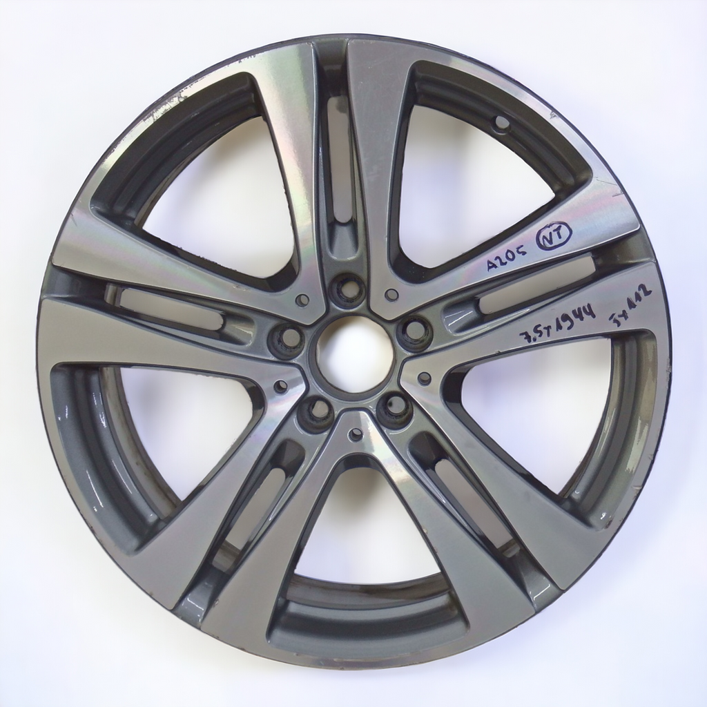 1x Alufelge 19 Zoll 7.5" 5x112 44ET Glanz Grau A2054016700 Mercedes-Benz Mg W205