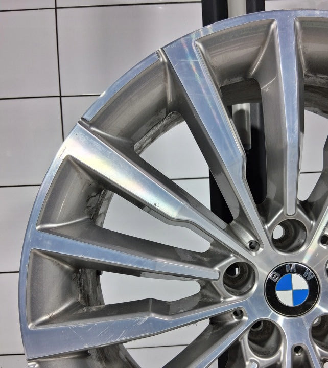 1x Alufelge 19 Zoll 8.0" 5x112 26ET Glanz Grau 6884206 BMW G14 G15 Rim Wheel FEL3872864327xq