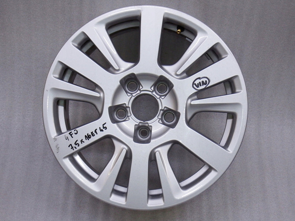 1x Alufelge 16 Zoll 7.5" 5x112 45ET Glanz 4F0601025CA Audi A6 C6 Rim Wheel