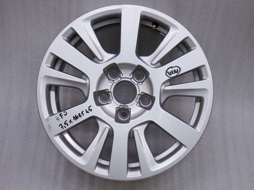 1x Alufelge 16 Zoll 7.5" 5x112 45ET Glanz 4F0601025CA Audi A6 C6 Rim Wheel FEL6399019206zo