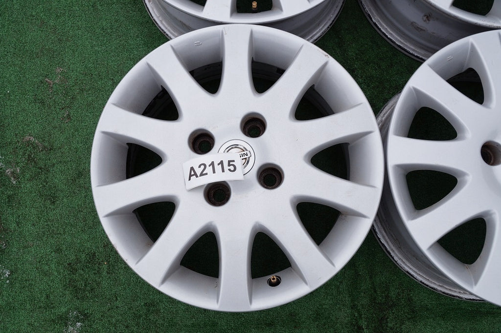 4x Alufelge 16 Zoll 6.0" 4x114.3 45ET Silber Nissan Primera P11 Almera I N16 FEL6969135206gr
