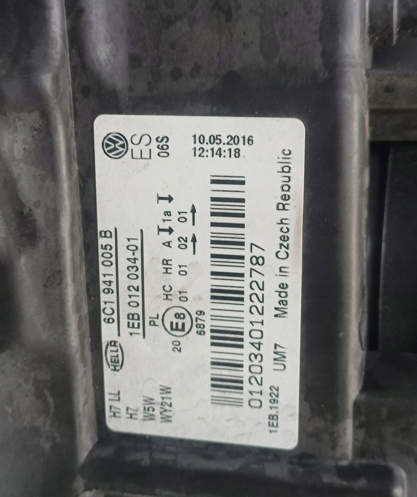 Frontscheinwerfer VW Polo 6C1941005B Links Scheinwerfer Headlight