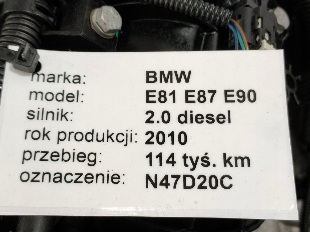 Motor BMW E81 E87 N47D20A 2.0 197PS 145kW 114TKm 2007 Diesel Engine Komplett