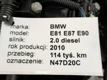 Load image into Gallery viewer, Motor BMW E81 E87 N47D20A 2.0 197PS 145kW 114TKm 2007 Diesel Engine Komplett