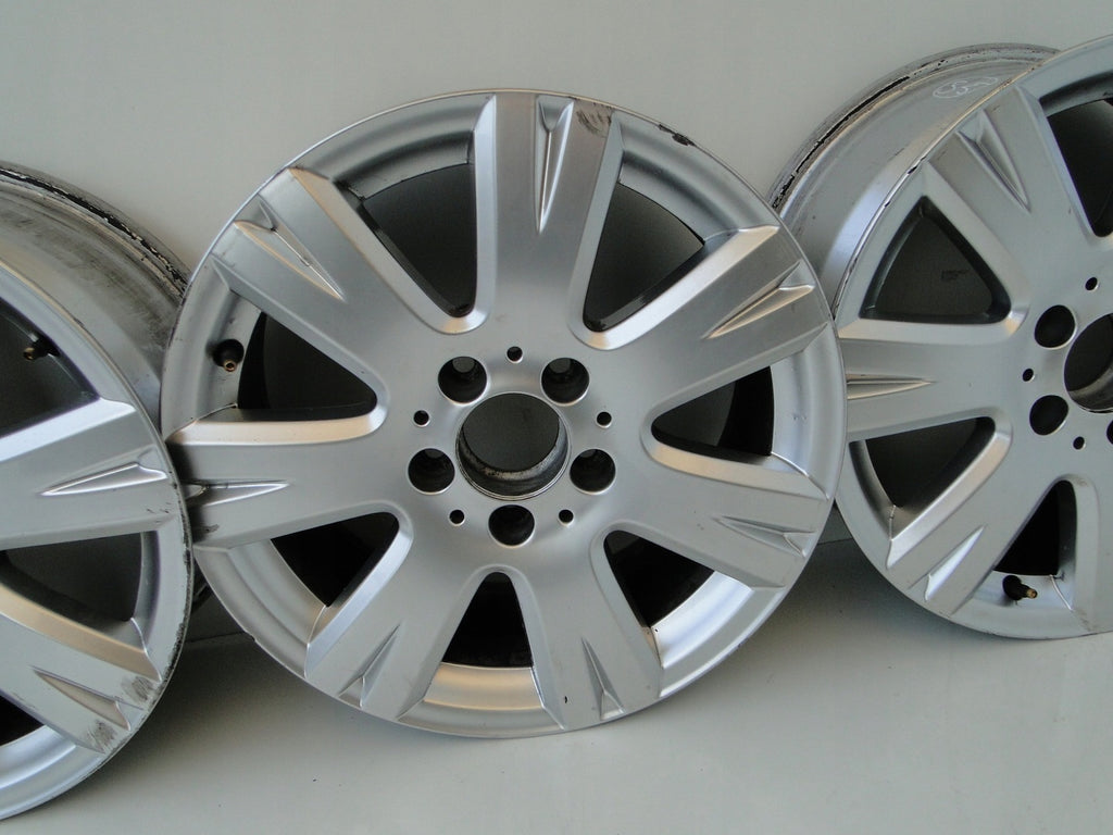 4x Alufelge 16 Zoll 7.0" 5x112 49ET Silber A2044012602 Mercedes-Benz Rim Wheel