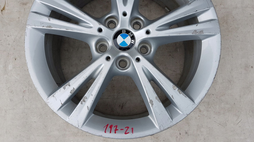 1x Alufelge 17 Zoll 7.5" 5x112 54ET Glanz Silber 6855086 BMW 2 F45 F46 Rim Wheel