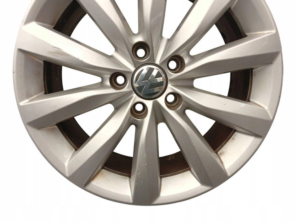 1x Alufelge 17 Zoll 7.0" 5x112 43ET Glanz Silber 5N0601025 VW Tiguan Rim Wheel FEL6576625828ev