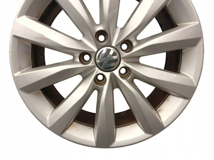 1x Alufelge 17 Zoll 7.0" 5x112 43ET Glanz Silber 5N0601025 VW Tiguan Rim Wheel FEL6576625828ev