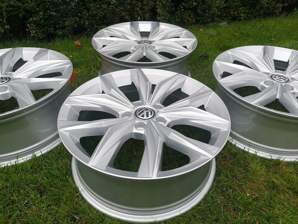 4x Alufelge 18 Zoll 7.0" 5x112 43ET 5NA601025 VW Passat Tiguan Rim Wheel FEL2555303261ts