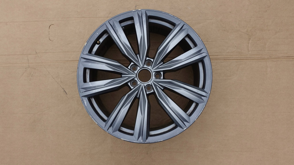 1x Alufelge 20 Zoll 8.0" 5x112 41ET Glanz Silber 5NA601025H VW Tiguan Rim Wheel FEL5325174108dj