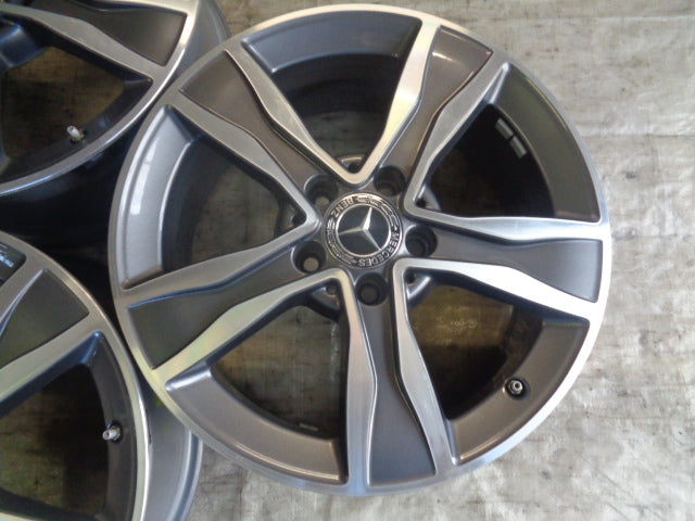 4x Alufelge 17 Zoll 7.0" 5x112 48 5ET A2054010800 Mercedes-Benz W205 A205 FEL5951321479mg