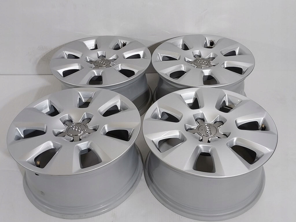 4x Alufelge 16 Zoll 7.5" 5x112 37ET Glanz Silber 4G0601025 Audi Rim Wheel