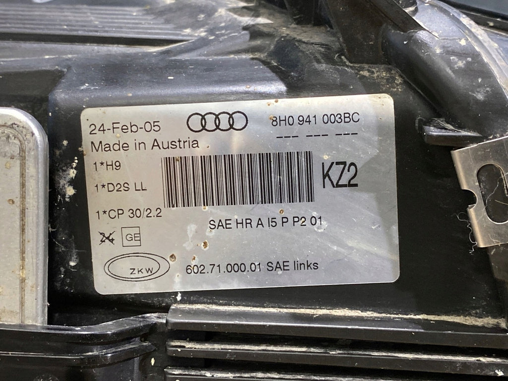 Frontscheinwerfer Audi A6 C6 6027100001 Xenon Ein Stück (Rechts oder Links)