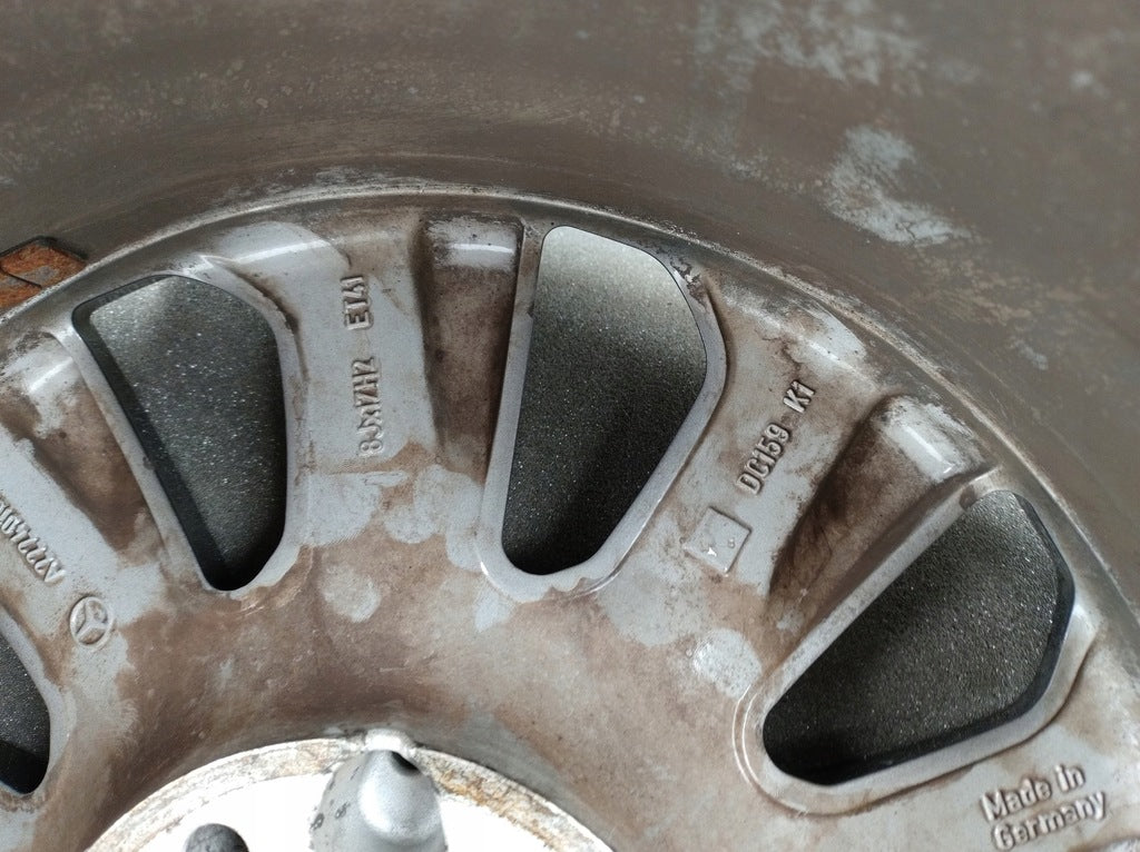 1x Alufelge 17 Zoll 8.0" 5x112 41ET Glanz Grau A2224010802 Mercedes-Benz Mg FEL8043098544nt