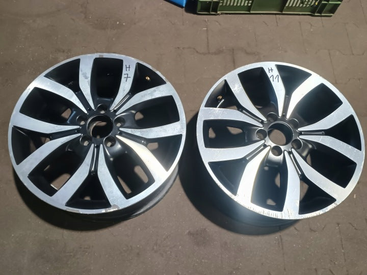 1x Alufelge 18 Zoll 7.5" 5x112 52ET Glanz Schwarz A2464012102 Mercedes-Benz W246 FEL3175163384hz