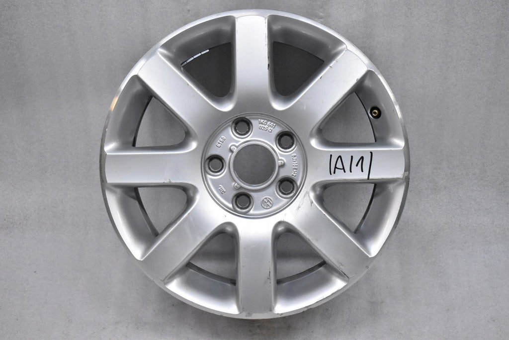 1x Alufelge 16 Zoll 6.0" 5x112 50ET Glanz Silber 1K0601025Q VW Golf Rim Wheel