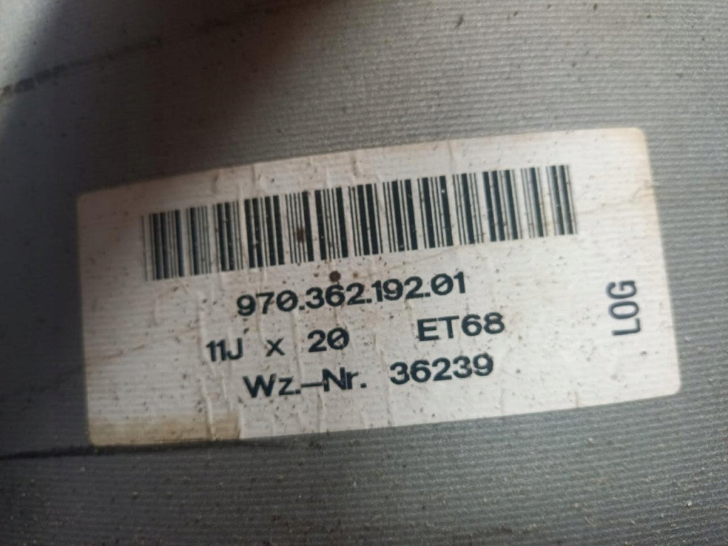 1x Alufelge 20 Zoll 11.0" 5x130 68ET Glanz Grau 97036219201 Mg Panamera FEL4432238924zm