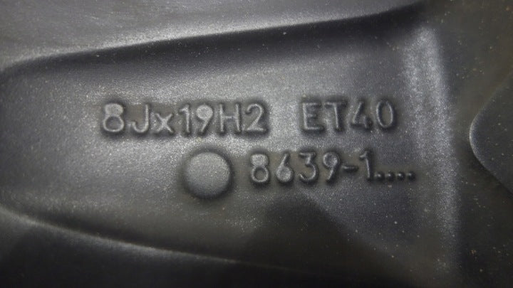 1x Alufelge 19 Zoll 8.0" 5x112 40ET Glanz Schwarz 5FF601025E Cupra Formentor I FEL7961165289xa