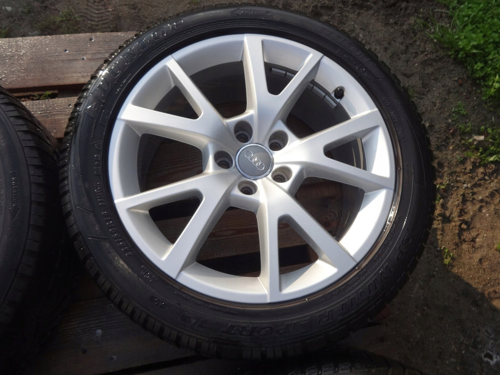 4x Alufelge 18 Zoll 7.5" 5x112 37ET Glanz Silber 4G0071498A Audi C8 I Rim Wheel FEL1324383224vr