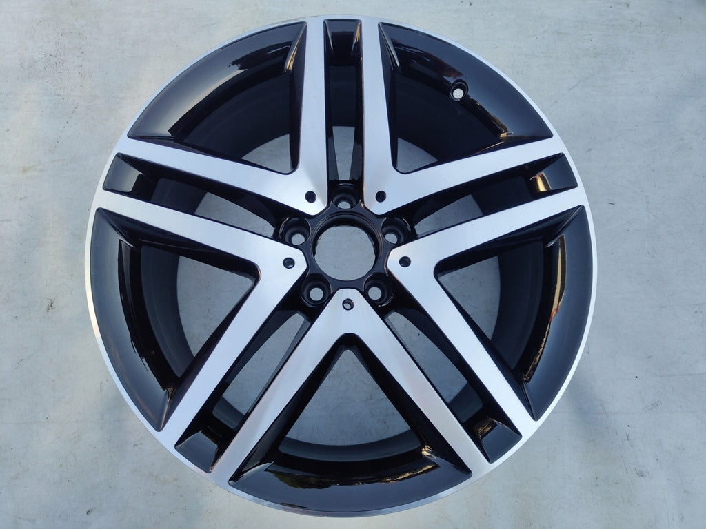 1x Alufelge 19 Zoll 8.0" 5x112 52ET Glanz Schwarz A4474014500 Mercedes-Benz Vito FEL2356900722xn