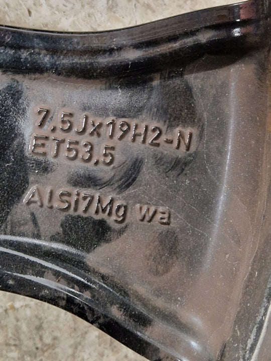 1x Alufelge 19 Zoll 7.5" 5x112 53 5ET A2434011500 Mercedes-Benz Rim Wheel FEL2884569107ln