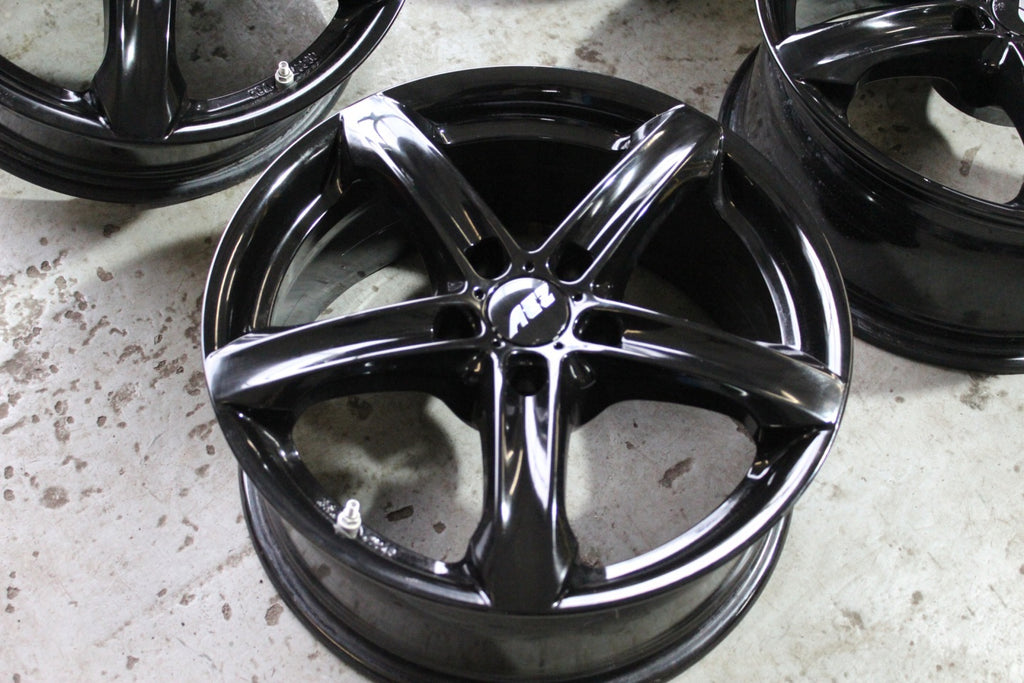 4x Alufelge 17 Zoll 7.5" 5x112 40ET Glanz Schwarz KBA-47940-KBA Audi I Rim Wheel FEL2186515089vy