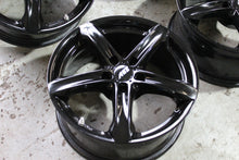 Laden Sie das Bild in den Galerie-Viewer, 4x Alufelge 17 Zoll 7.5" 5x112 40ET Glanz Schwarz KBA-47940-KBA Audi I Rim Wheel FEL2186515089vy
