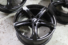 Laden Sie das Bild in den Galerie-Viewer, 4x Alufelge 17 Zoll 7.5" 5x112 40ET Glanz Schwarz KBA-47940-KBA Audi I Rim Wheel FEL2186515089vy