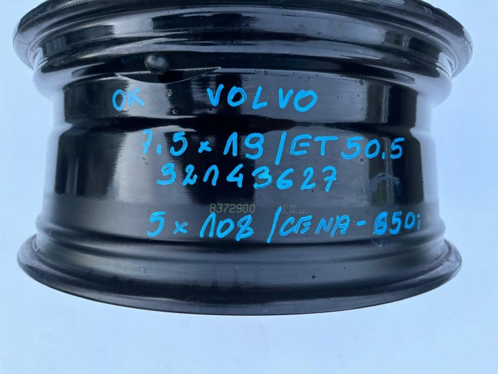 1x Alufelge 19 Zoll 7.5" 5x108 50 5ET 32143627 Volvo Rim Wheel FEL3218863098xl